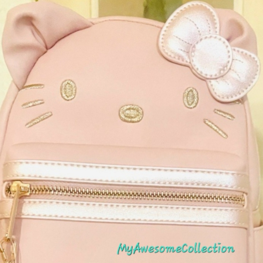 Pink Metallic Hello Kitty Loungefly. very RARE Hello Kitty - Picture 4 of 5